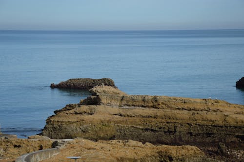 Gratis lagerfoto af droneoptagelse, eroderet, hav