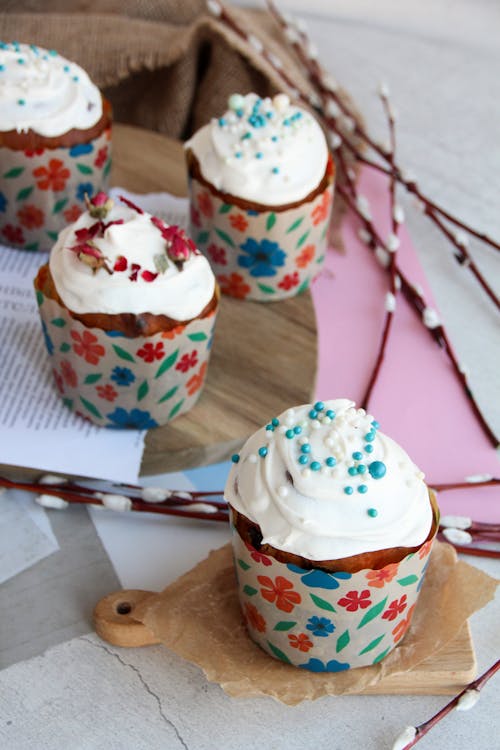 Photos gratuites de aliments, cupcakes, dessert