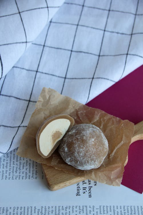 Close up of a Pastry on a Table 