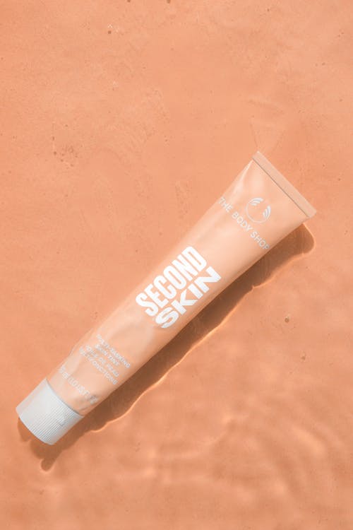 Close-up of a Tube with The Body Shop Second Skin Tint 