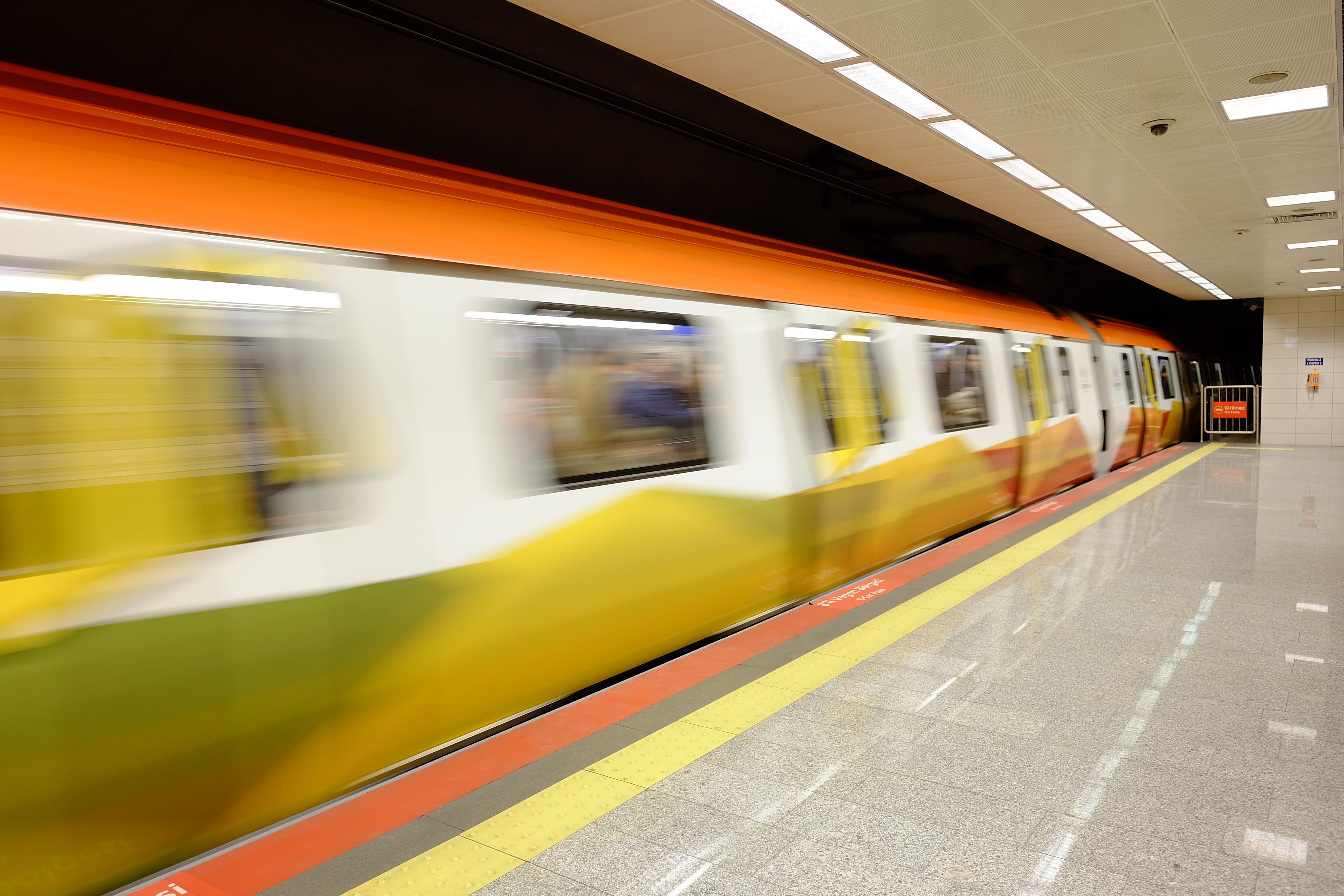 Ath.ena Card and Athens Metro station entrance, Greece