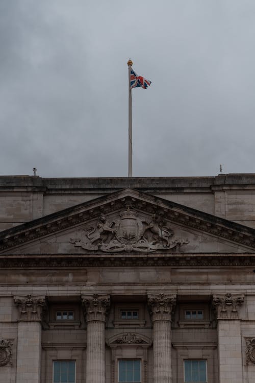 British Flag on Buckingham Palace