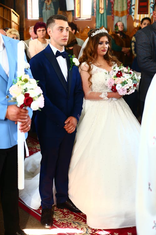 Foto profissional grátis de buquê, casamento, cerimônia