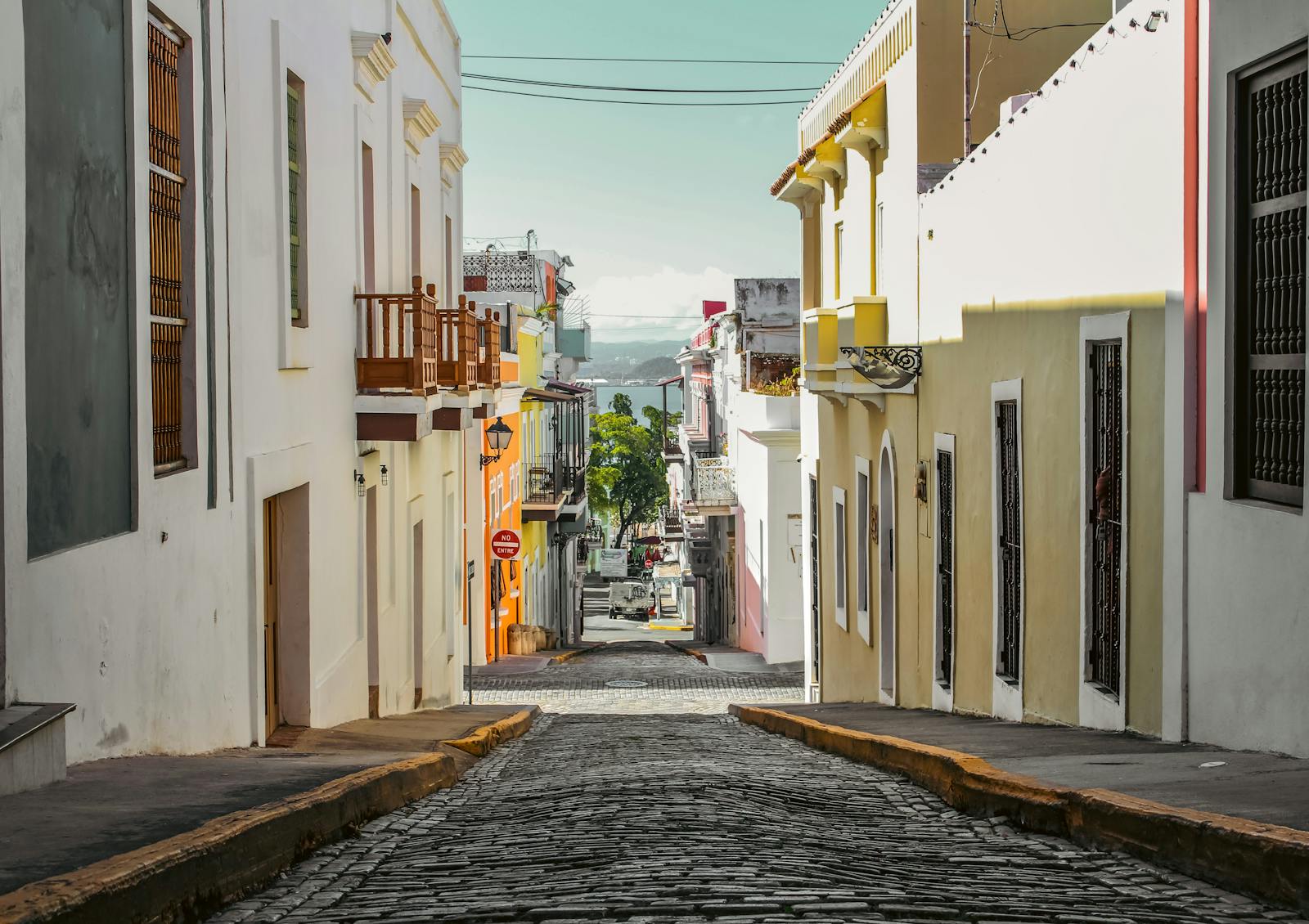 A warm street corner in Spain