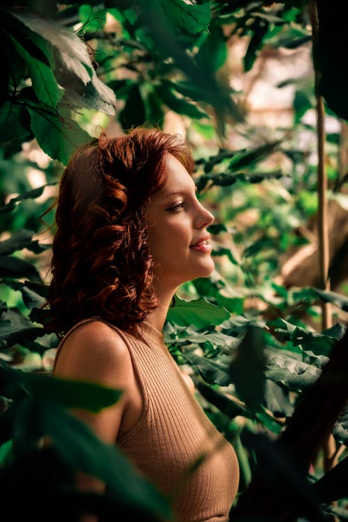 Smiling Redhead Woman