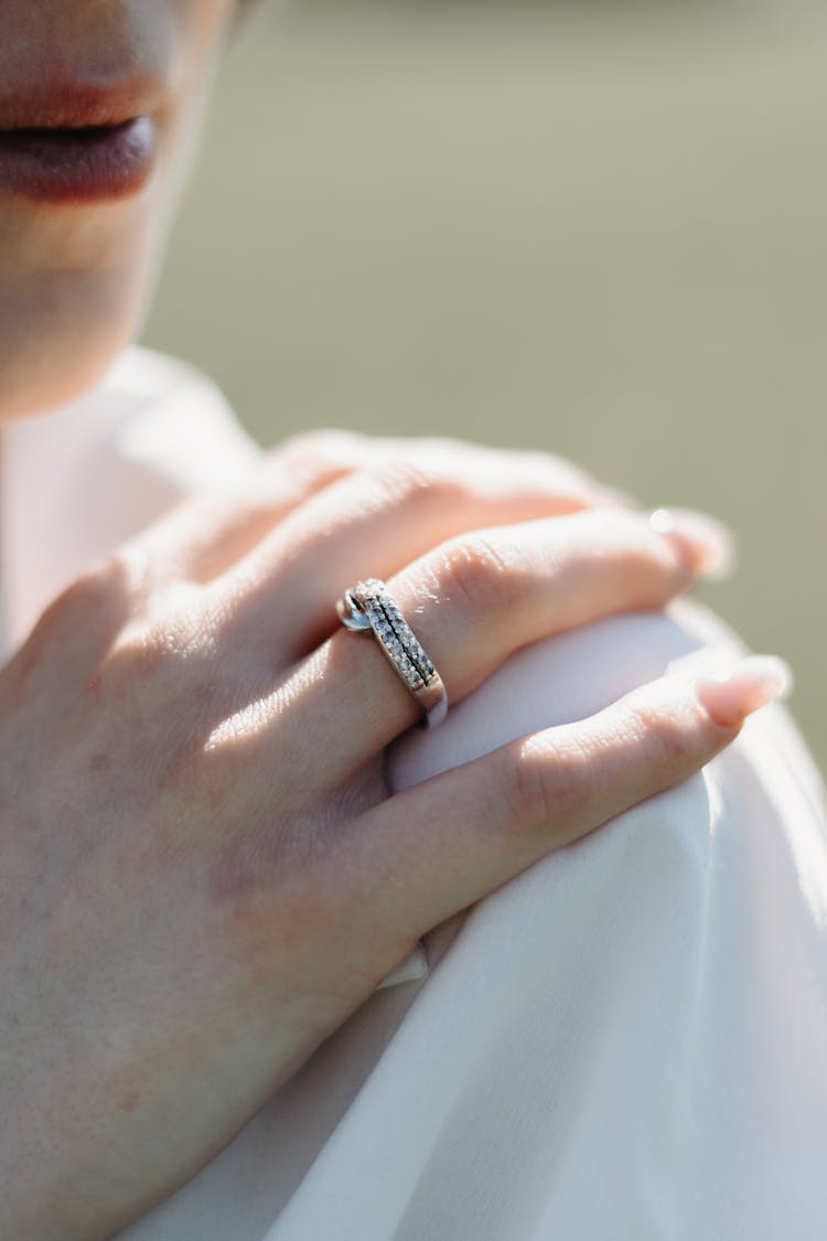 Close Up Of A Hand On A Shoulder 