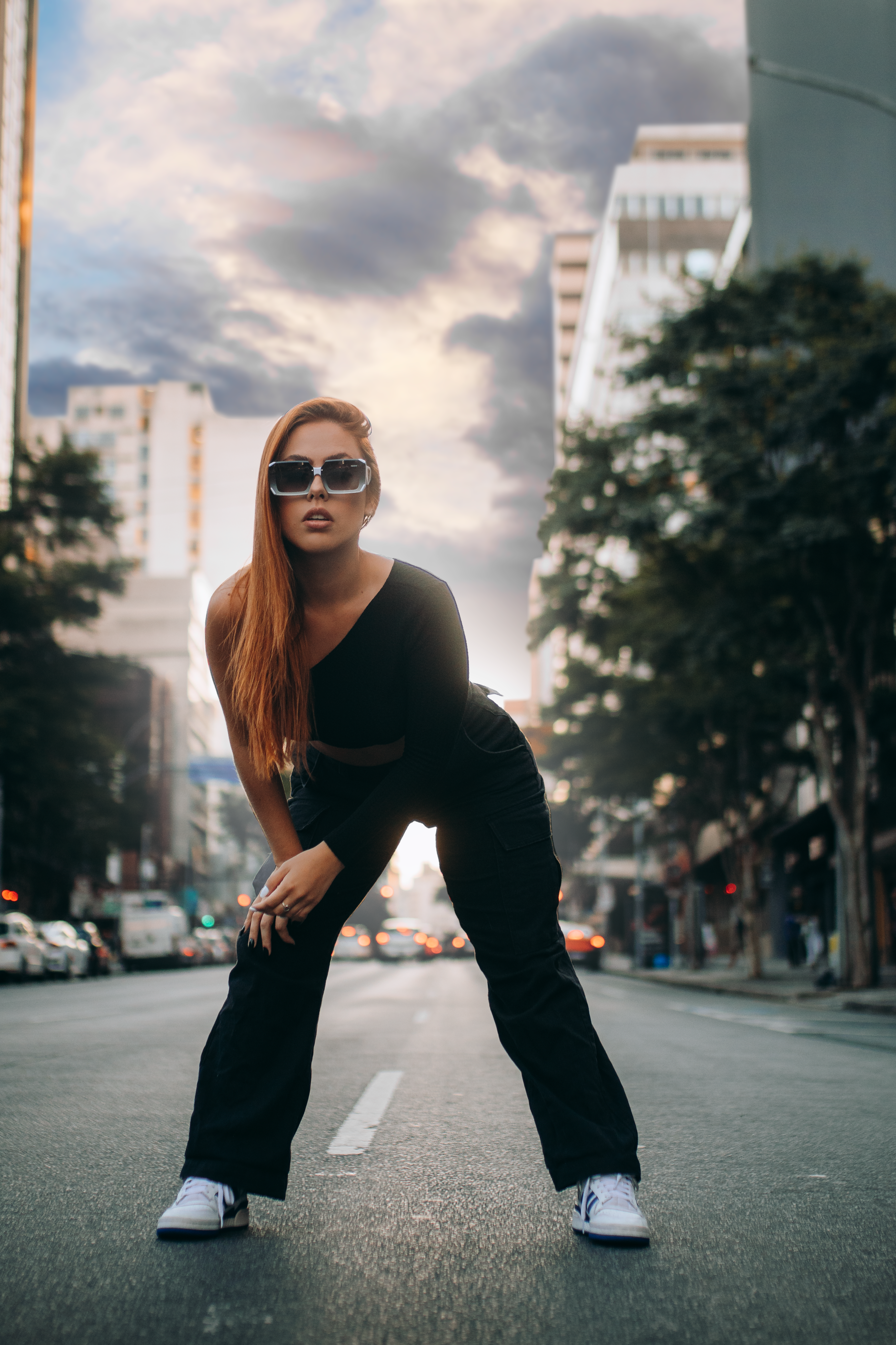 How to make city fashion shots feel candid, not posed — what is the focal point in photography?