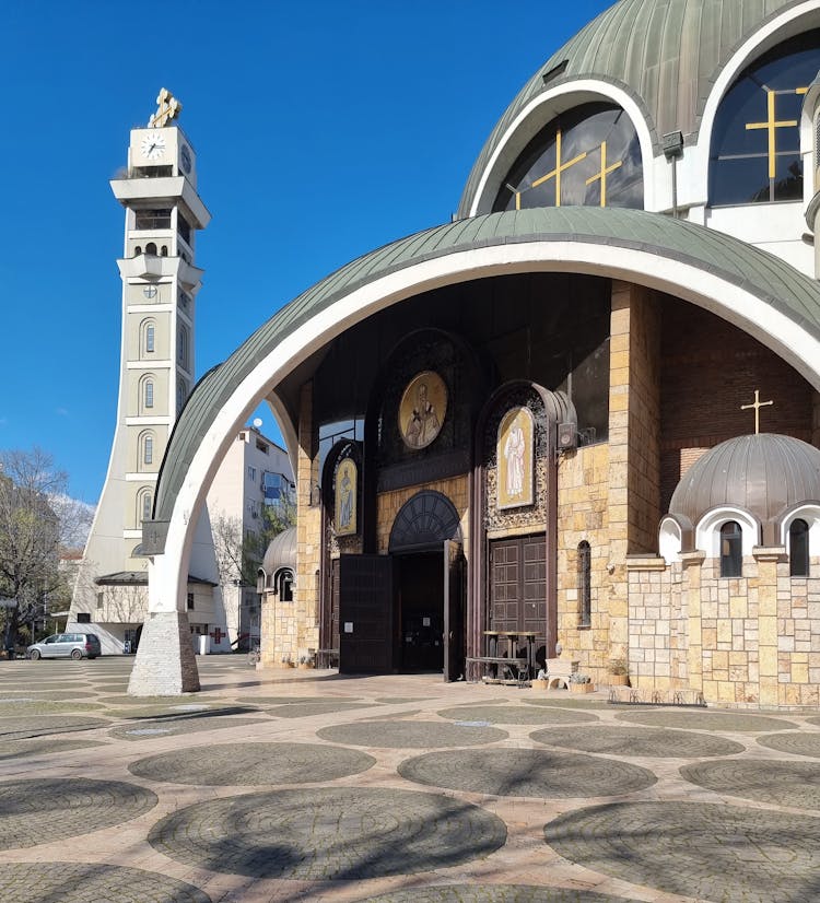 Clear Sky Over Church Of St Clement Of Ohrid