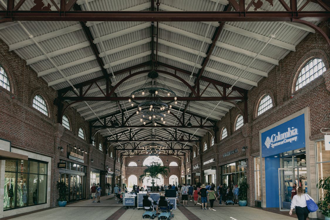 Interior of Shopping Mall