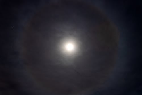 Free stock photo of evening, full moon, heaven