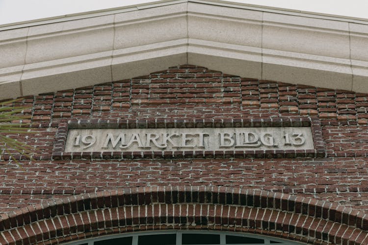 Facade Of Old Market Building