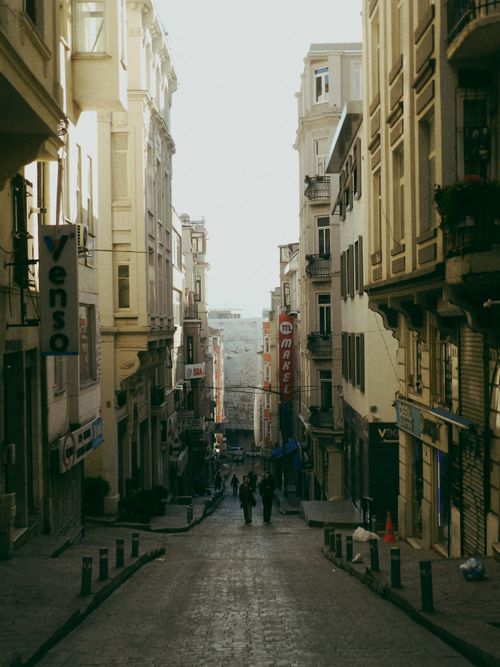 Free Explore the vibrant and historic streets of Istanbul, capturing the essence of its unique urban atmosphere. Stock Photo