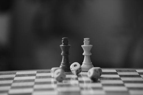 Imagine de stoc gratuită din alb-negru, board game, compoziție