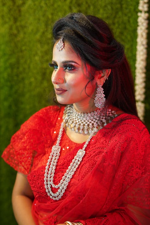 Kostnadsfri bild av brunett, halsband, indisk kvinna
