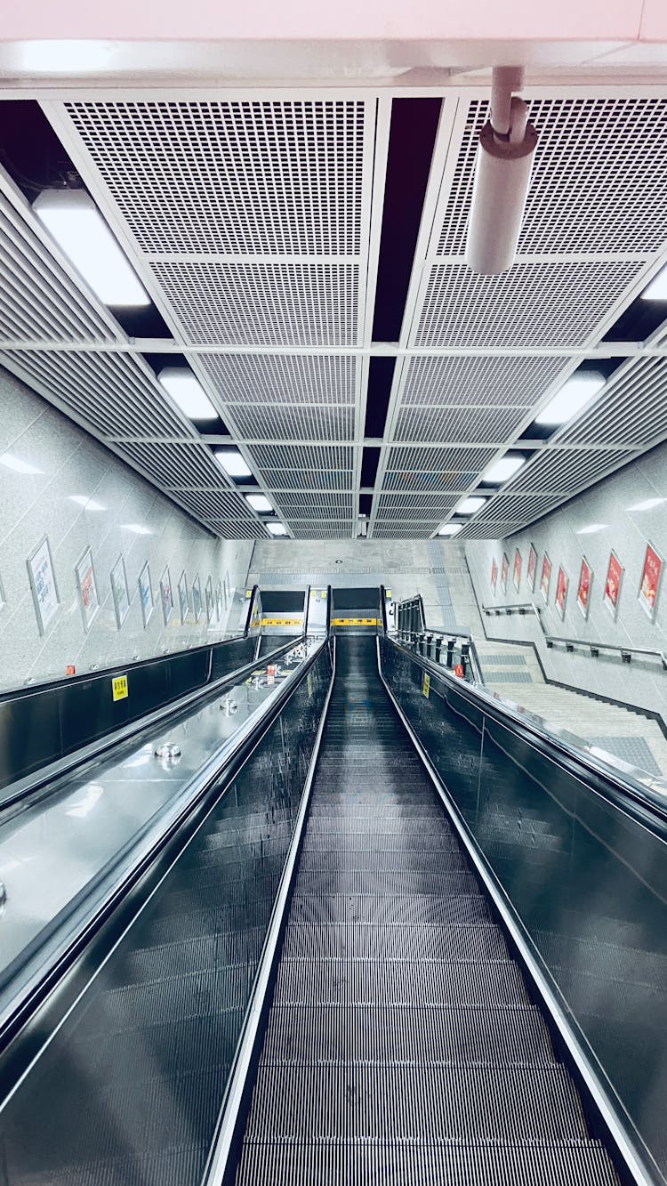 Closed Subway Escalators