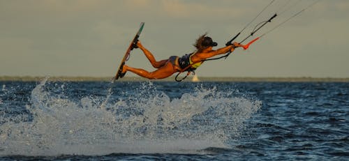 ฟรี คลังภาพถ่ายฟรี ของ kiteboarding, กลางวัน, กลางแจ้ง คลังภาพถ่าย