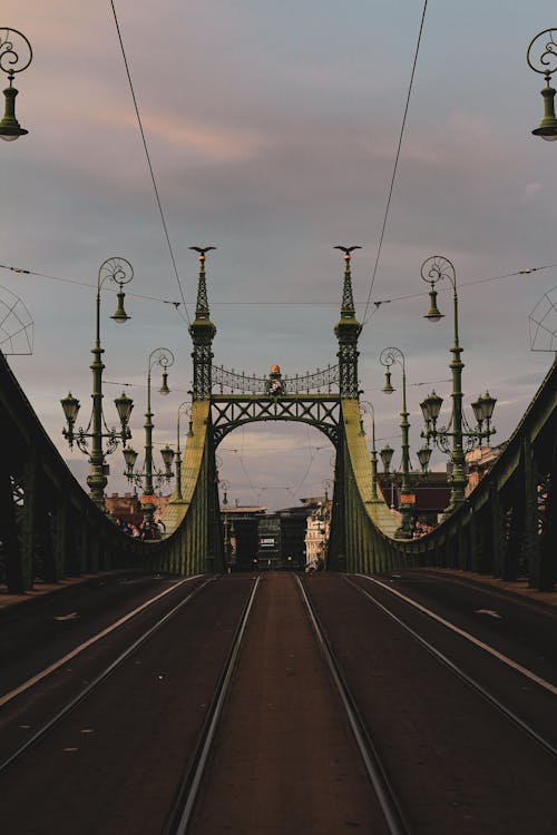 Suspension Bridge in Budapest 