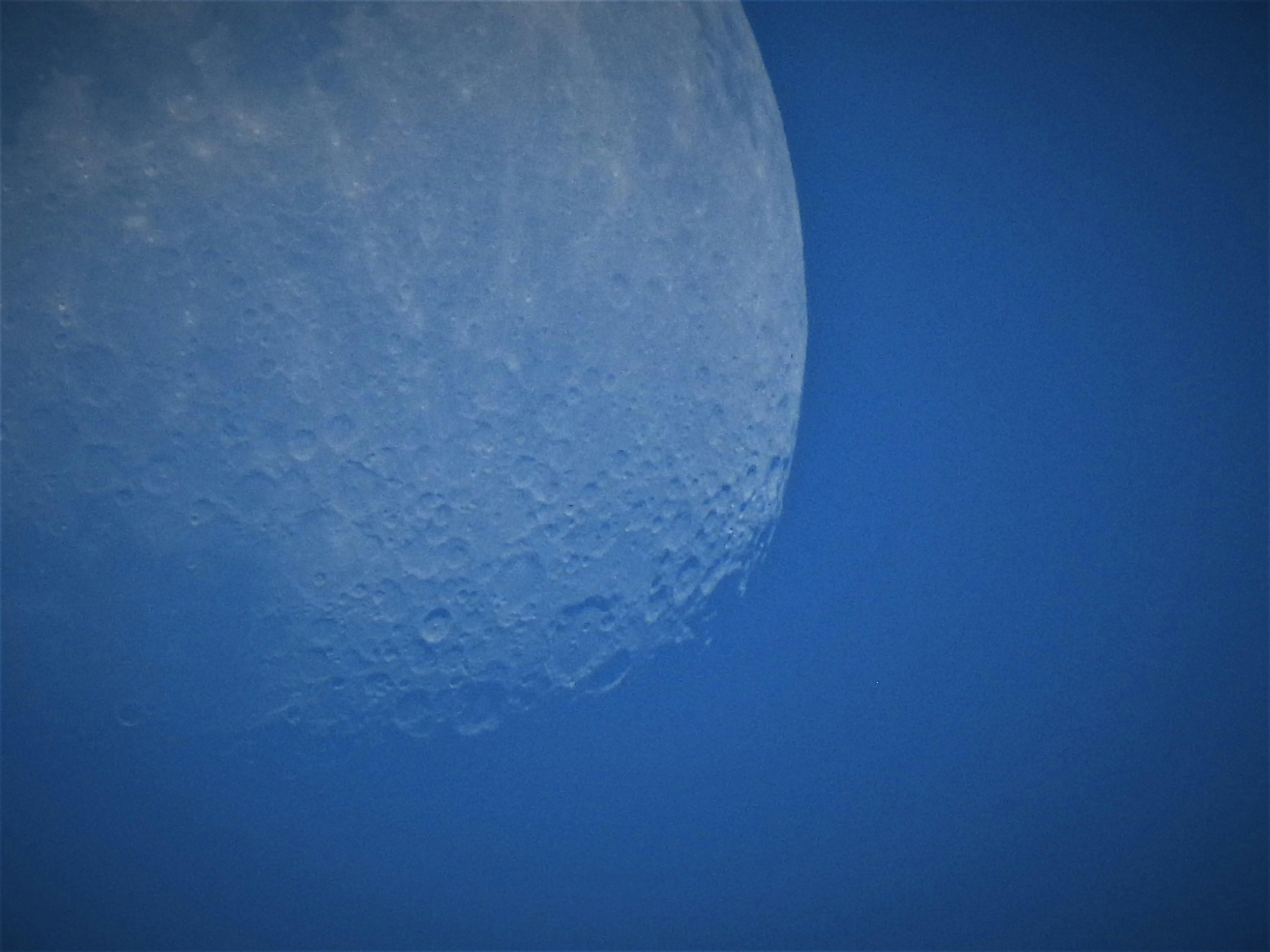 Free stock photo of lunar surface, moon, twilight
