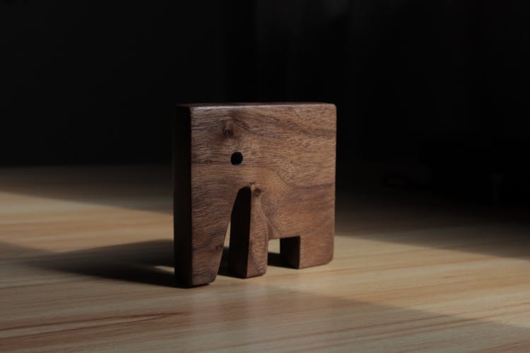 Close Up Of Wooden Toy Block