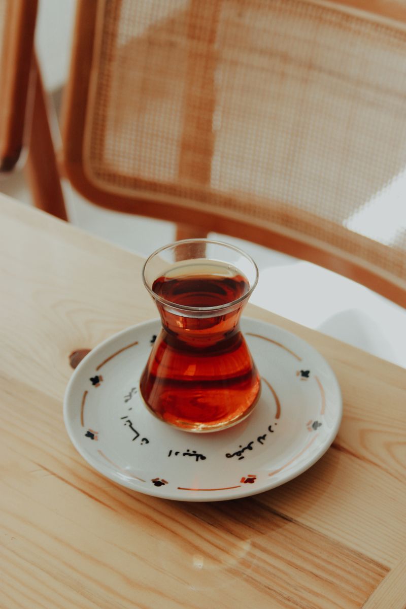 Tulip tea glasses