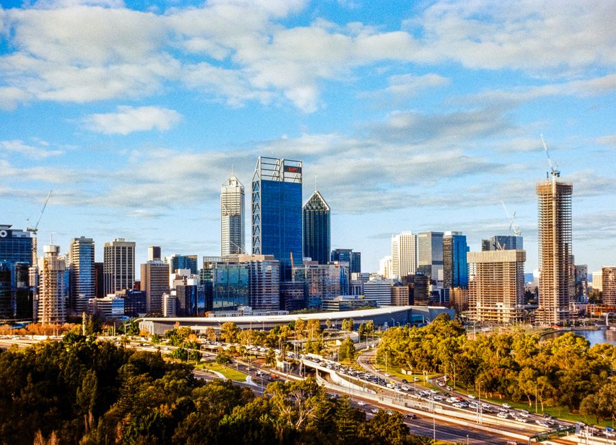 Perth, Australia — a travel moment · stay connected with a Perth eSIM from My Holiday SIM