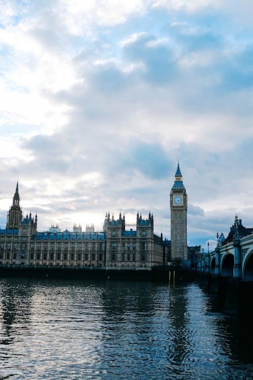 倫敦, 倫敦大笨鐘, 垂直拍攝 的 免費圖庫相片