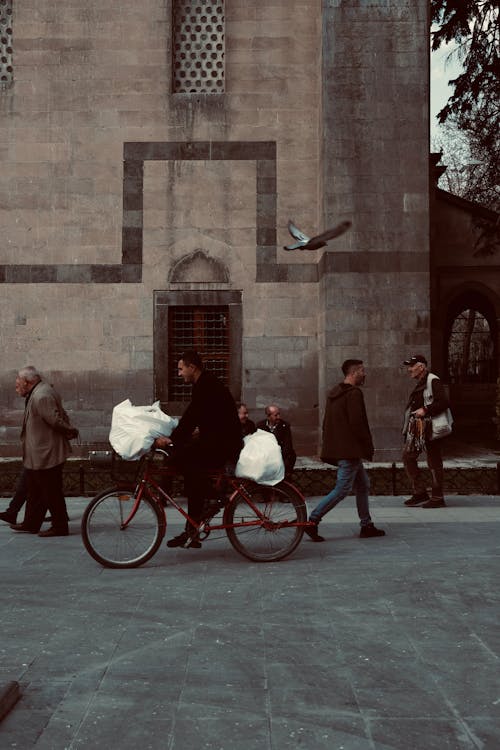 Imagine de stoc gratuită din bicicletă, caldarâm, candid