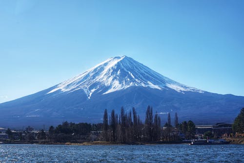 Snowcapped Mount Fuji