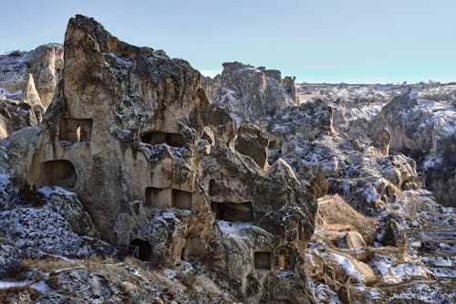 Photos gratuites de formations de pierres, géorgie, grotte