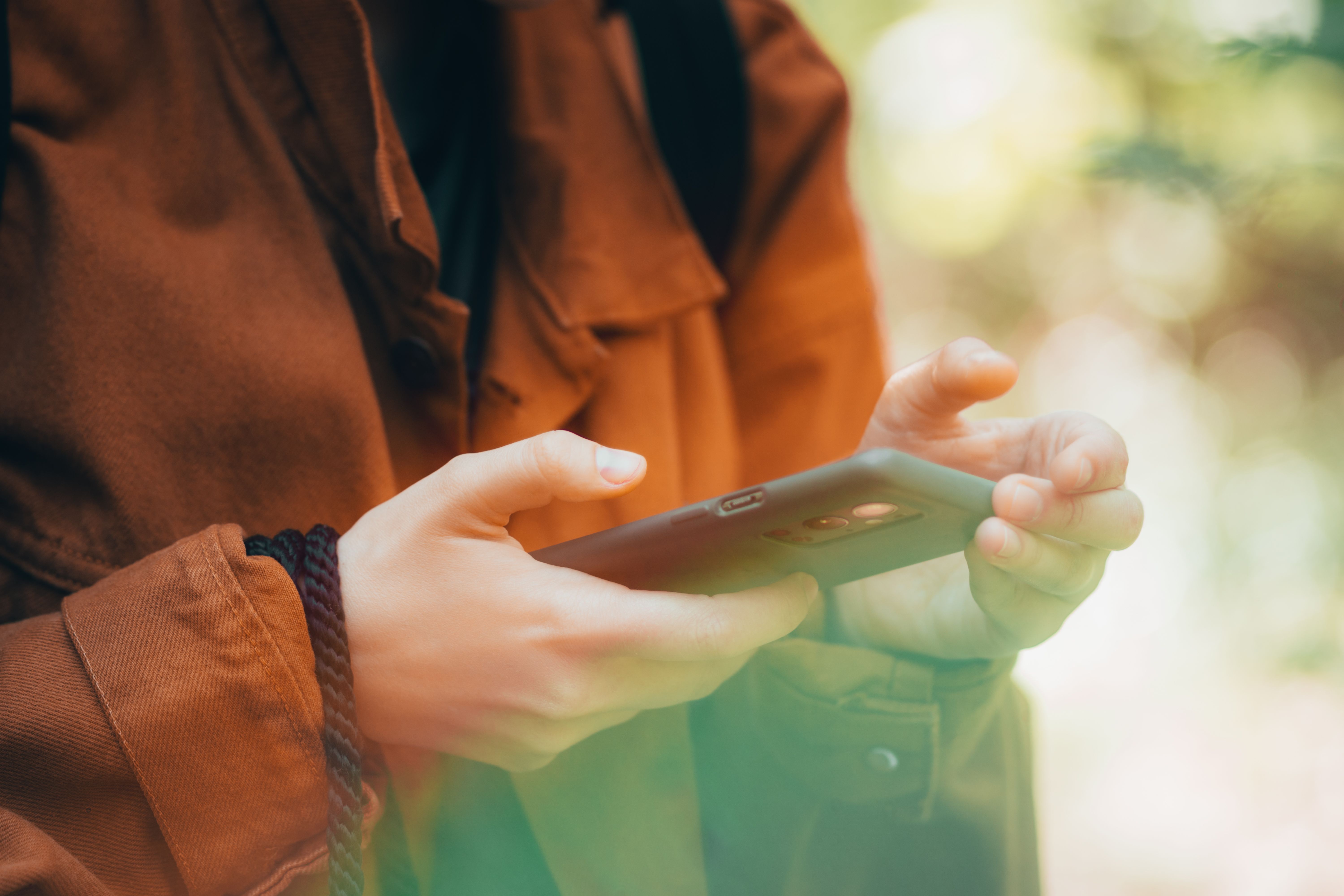 A Person Using a Smart Phone · Free Stock Photo