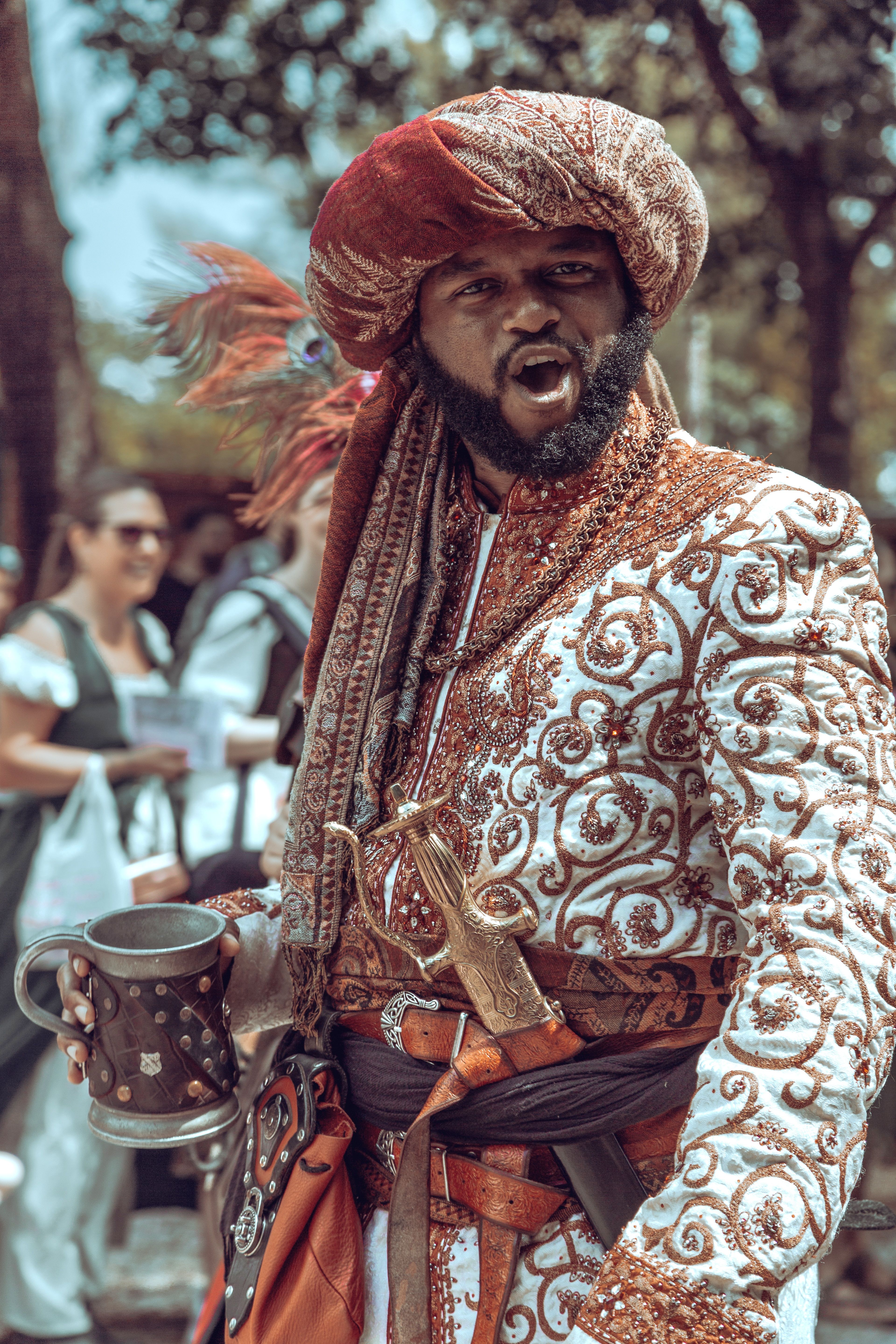 Man in a Costume at a Festival · Free Stock Photo