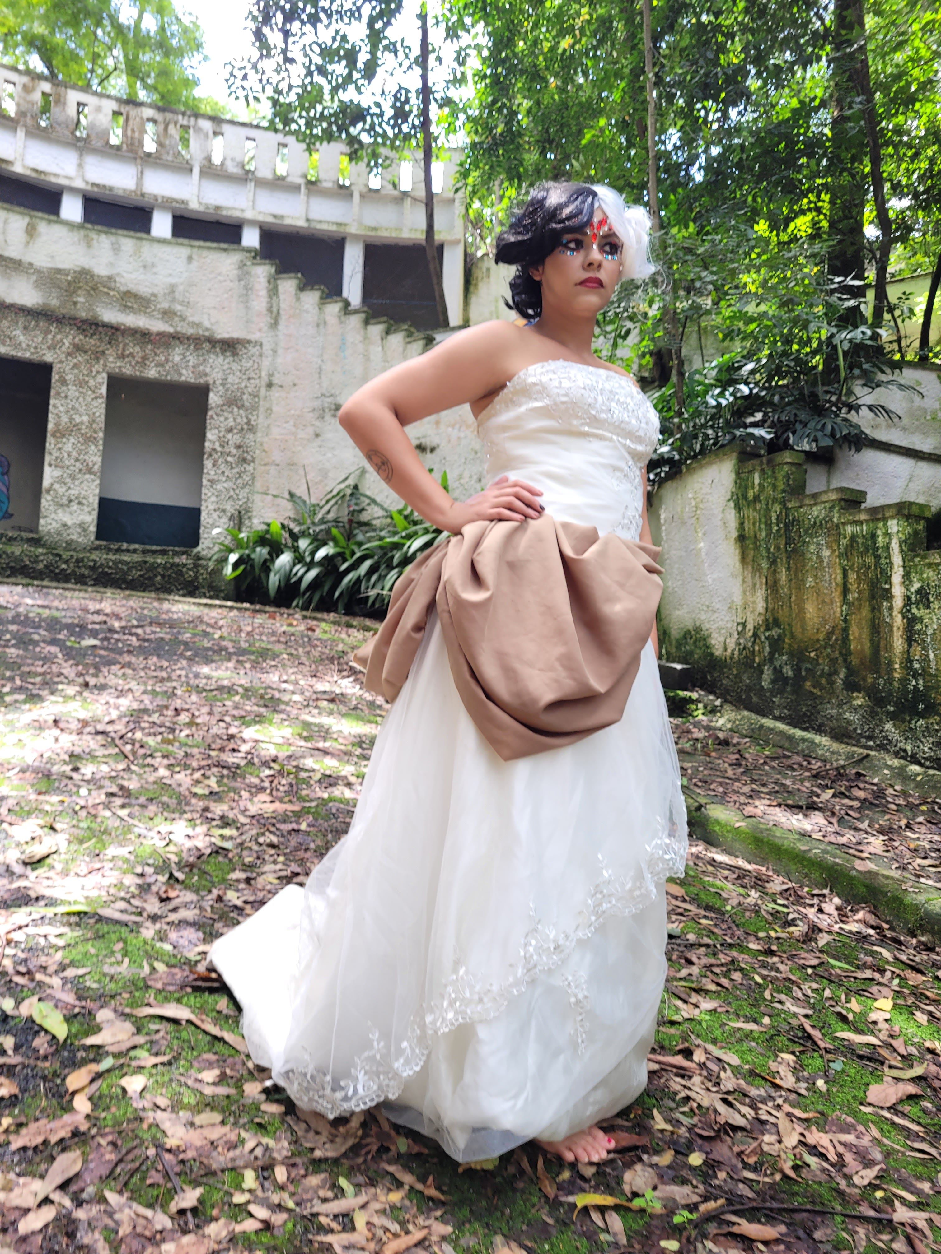 Portrait of a Woman in a Wedding Dress · Free Stock Photo