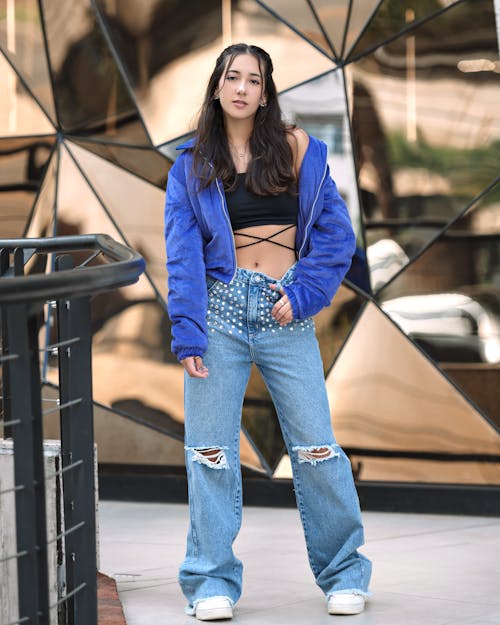 Brunette Woman in Jacket