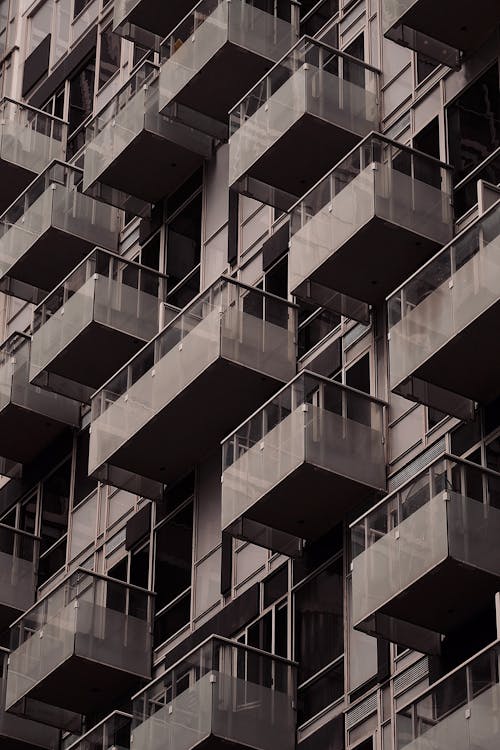 Balconies of a Modern Residential Building