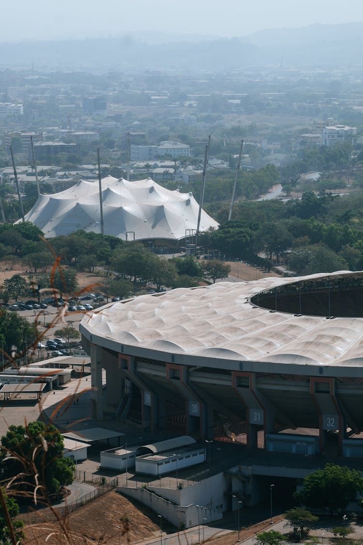 Aerial View Of The Moshood Abiola National Stadium, Abuja, Nigeria