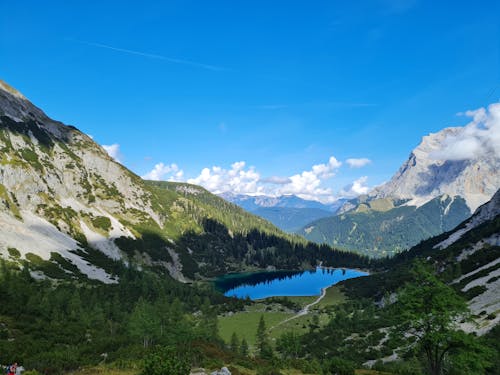 Mountain Lake in the Austrian Alps