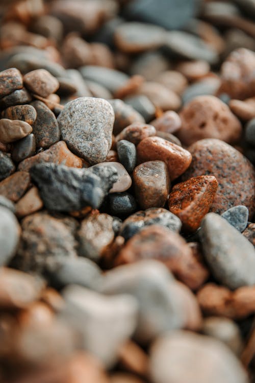 Close Up of Wet Pebbles