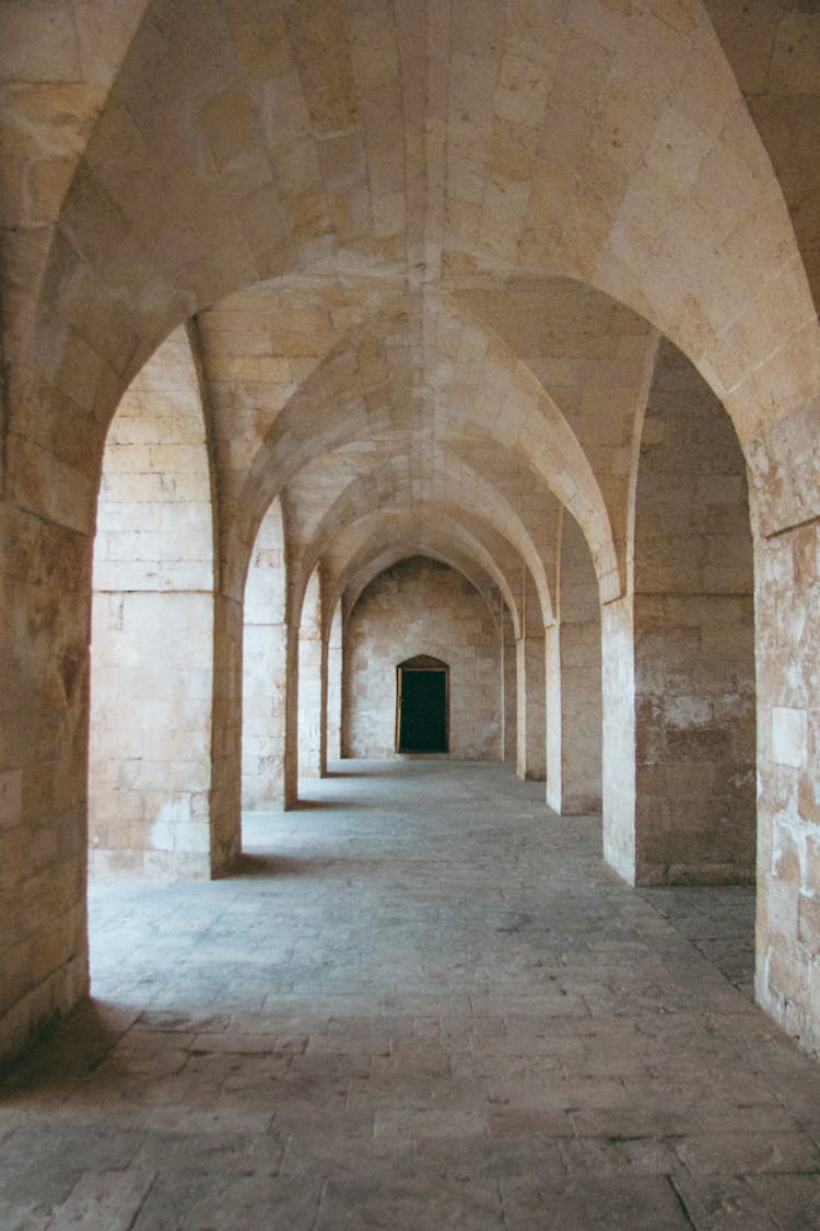 A Cloister With Arcades