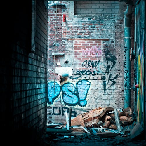 Foto d'estoc gratuïta de abandonat, art, art de carrer