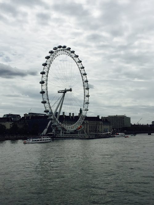 Clouds over London Eye
