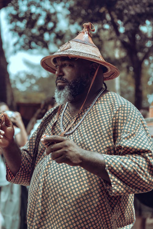 Man in Hat and with Beard