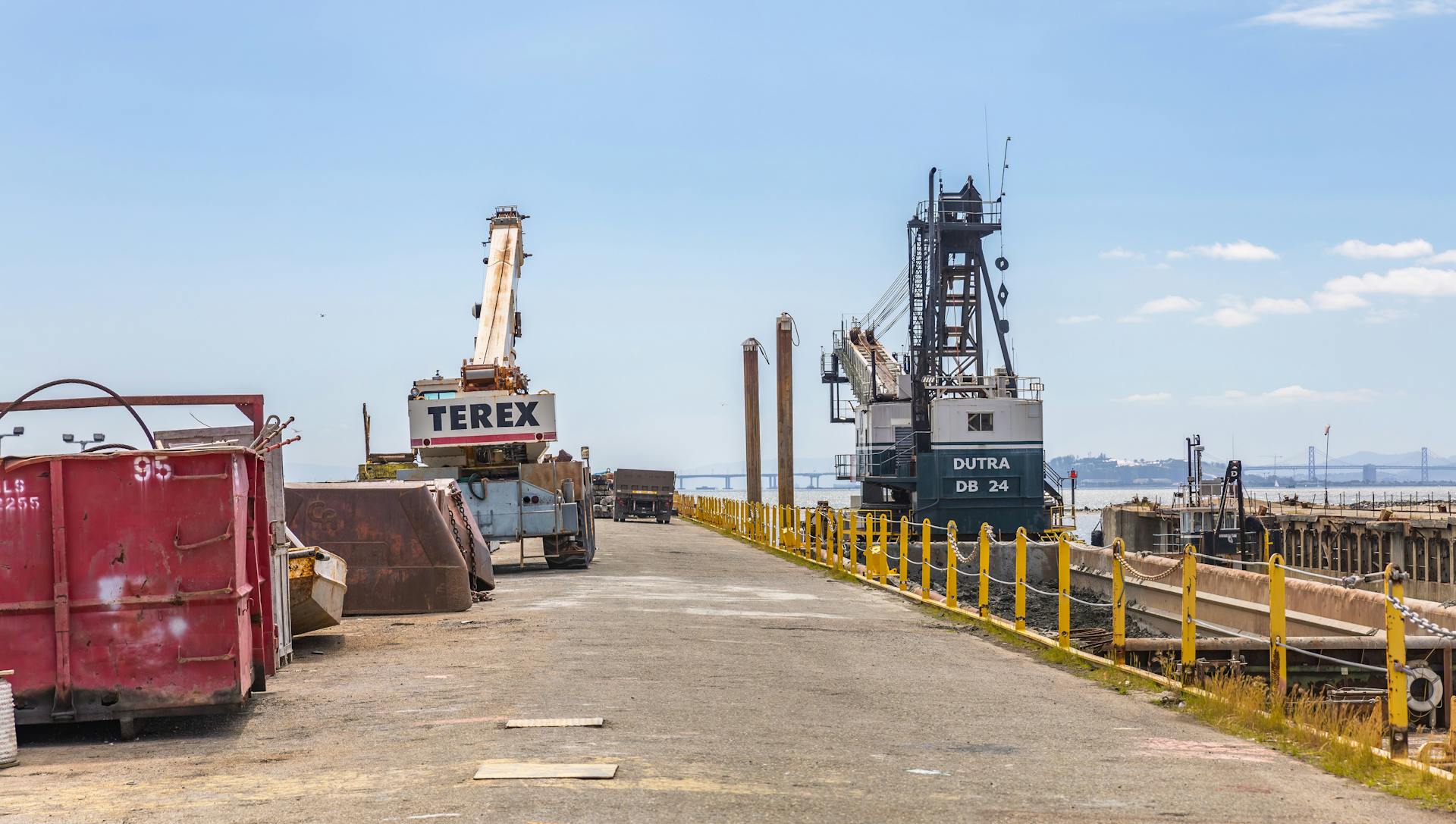 Heavy Machinery in the Port