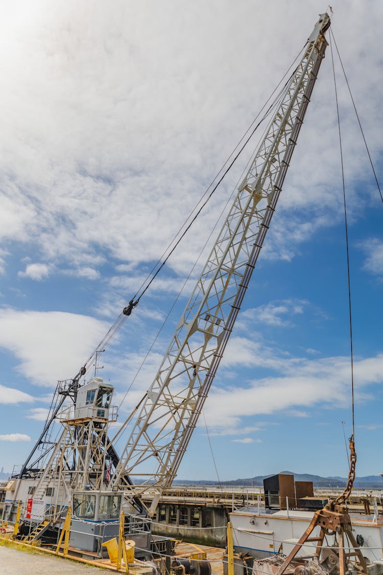 A Crane In The Port 