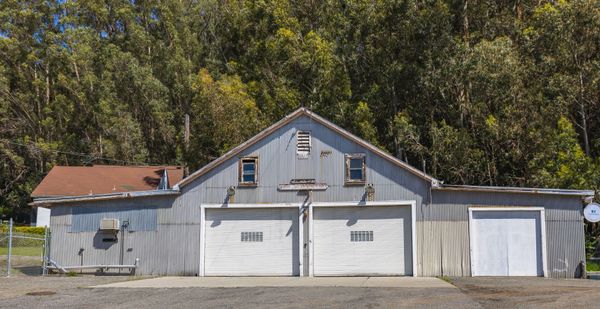 Home with garage doors