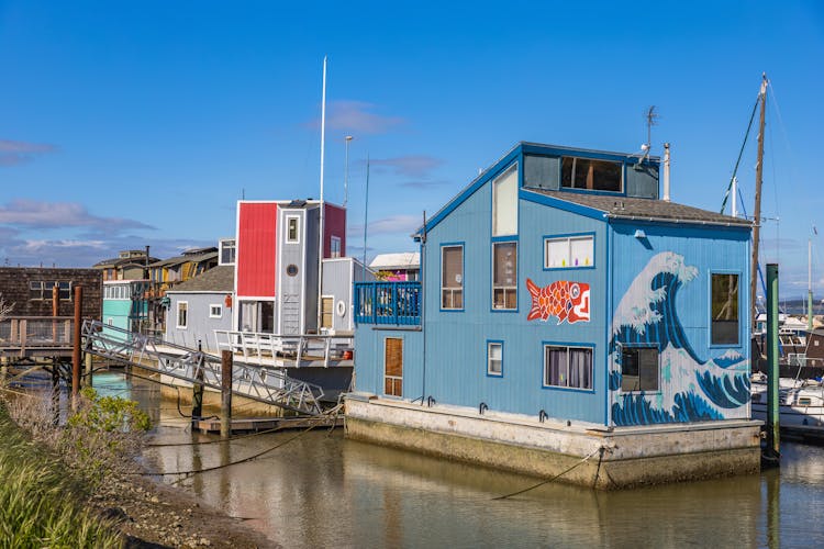 Point San Pablo Yacht Harbor In Richmond, California 