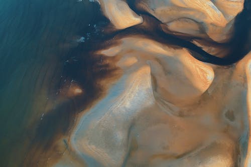Aerial Photography of Seashore