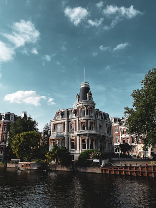 คลังภาพถ่ายฟรี ของ ทิวทัศน์เมือง, ยิงแนวตั้ง, อัมสเตอร์ดัม