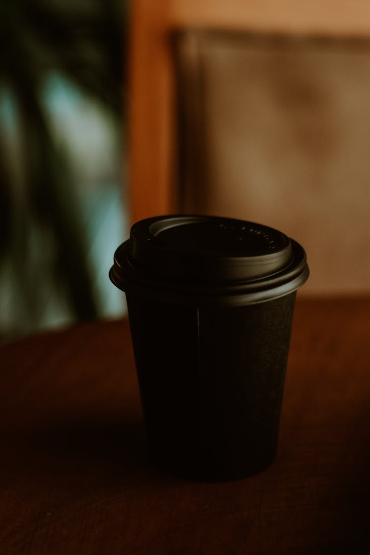 Black Disposable Cup