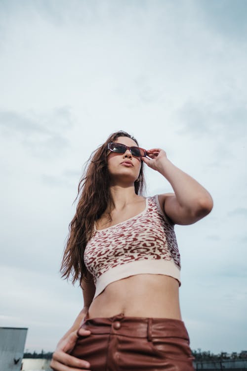 Woman in Sunglasses and Top