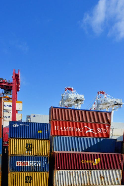 Gratis lagerfoto af anløbsbro, container, eksport